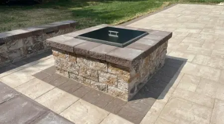 Outdoor Firepit Construction